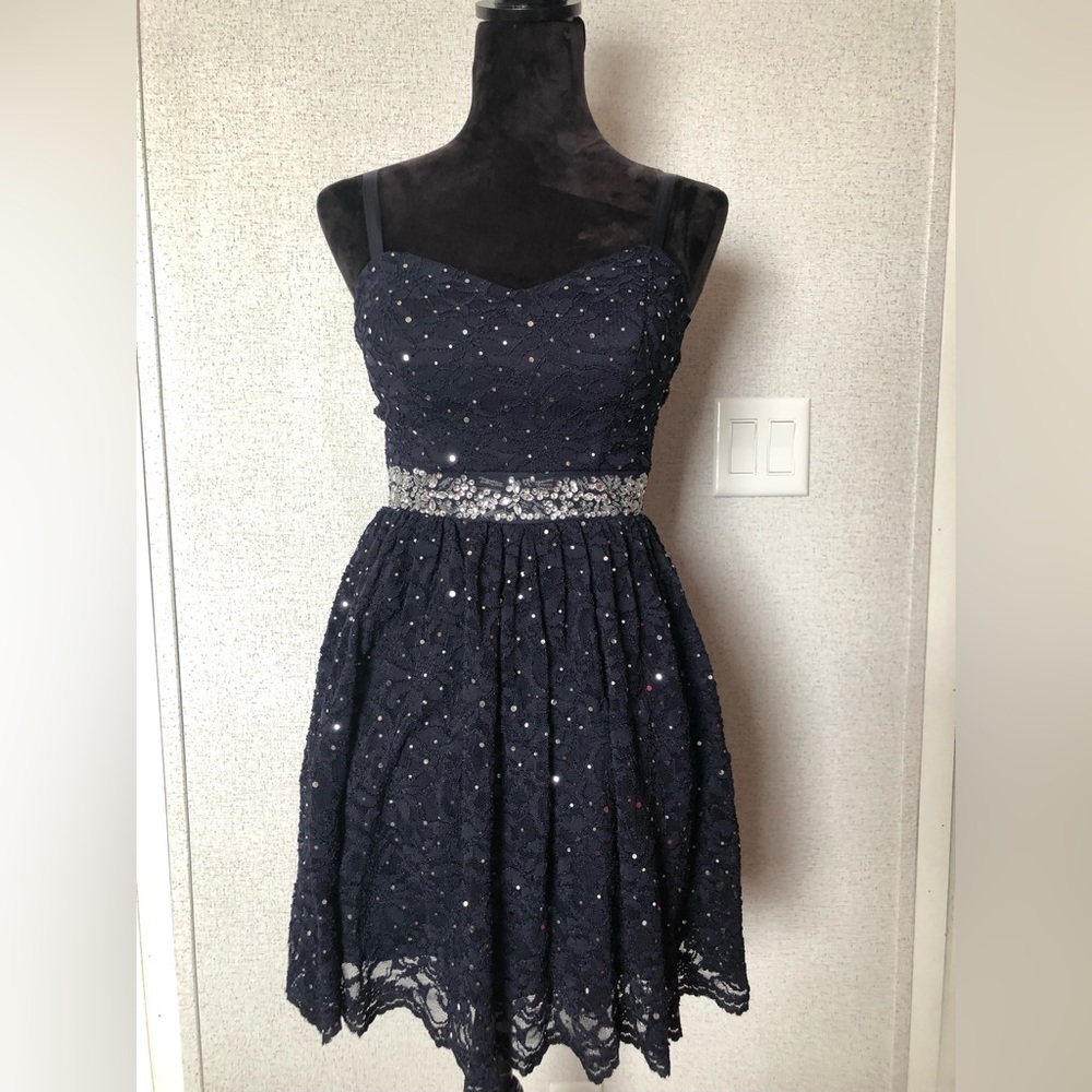 Navy Blue Formal Dress